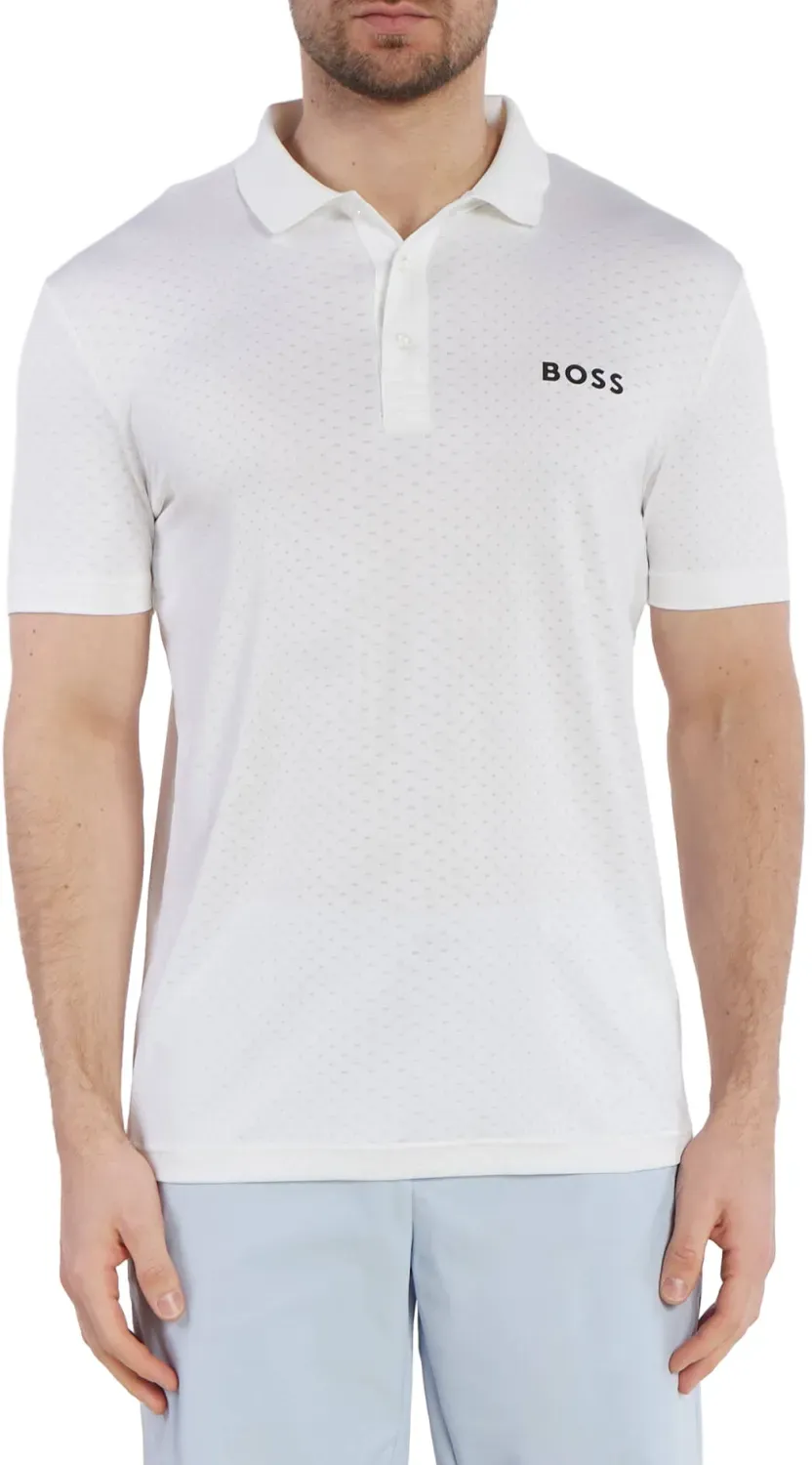 HUGO BOSS Polo PaddyTech Pro, weiß