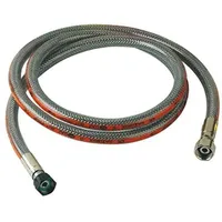 Comap Gasschlauch 1,00 m Edelstahl Weiß