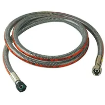 Comap Gasschlauch 1,00 m Edelstahl Weiß
