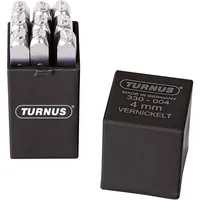Kukko Turnus Schlagzahlensatz SH 5mm vernickelt