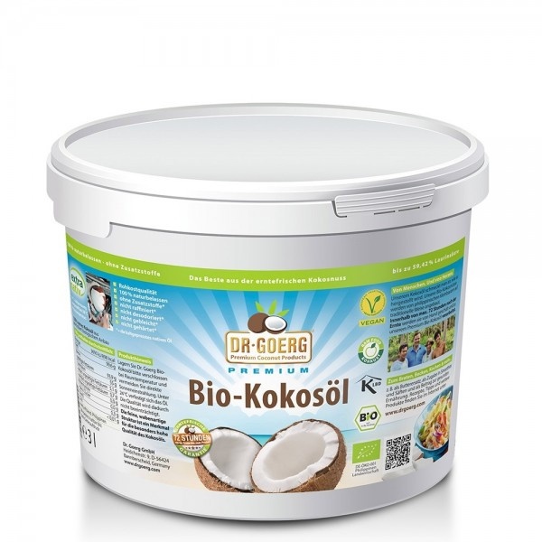 Kokosöl Dr. Goerg - bio & roh (3l)