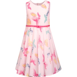 happy girls - Jersey-Kleid Schmetterlinge ärmellos in rose, Gr.152,