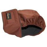 Glenndarcy Weibliche Hundewindeln - Wasserdichtes Stoff (Size Medium Long Pants & 2 Washable Pads, Braun)