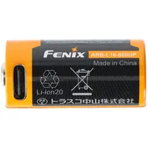 Fenix ARB-L16-800UP geschützer Li-Ion Akku 16340 RC123A, 800mAh, mit USB-C Ladebuchse