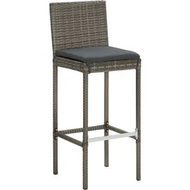 vidaXL Gartenbar-Set 5-tlg. Grau