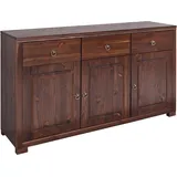 OTTO home Sideboard Gotland 147 x 89 x 40 cm Dunkelbraun