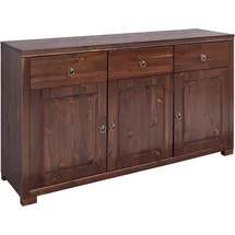 OTTO home Sideboard Gotland 147 x 89 x 40 cm Dunkelbraun