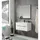 furn.design Badspiegel Weiß Hochglanz, Holzwerkstoff, 80x85x12 cm FSC 100%, Spiegel Wandspiegel