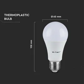 V-Tac LED-Lampe E27 8,5W 60W) 4000K neutral 806lm