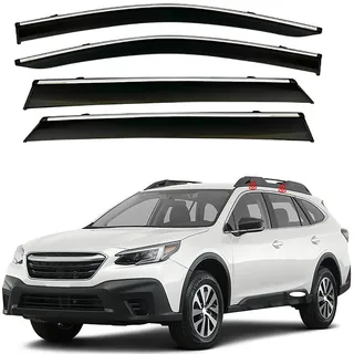 ZDPFDC Auto Autofenster Windabweiser für Subaru Outback MK6-BT 2021 2022 2023 2024, Seitenscheiben Regenabweiser Schatten Deflektoren Auto Zubehör