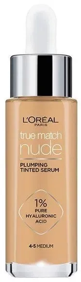 True Match Nude Plumping Tinted Serum - Medium 4-5 30 ml