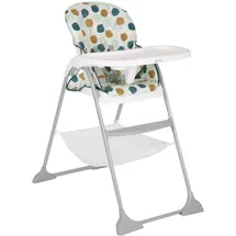 Graco SnackEaseTM Hochstuhl, ab ca. 6 Monaten bis 3 Jahre (max. 15 kg), kompakt zusammenklappbar, abnehmbares Tablett, praktischer Staukorb, abwischbar, bunt, Organza