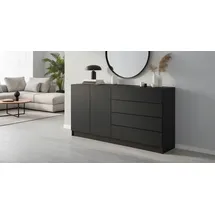 borchardt Möbel Vaasa 152 x 79 x 35 cm Schwarz