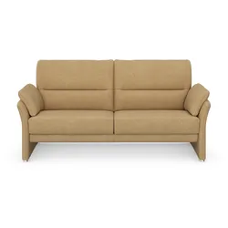 2-Sitzer DOMO COLLECTION "Pina", beige, B:199cm H:95cm T:88cm, 100% Polyester, Sofas, mit Federkern, Breite 199cm