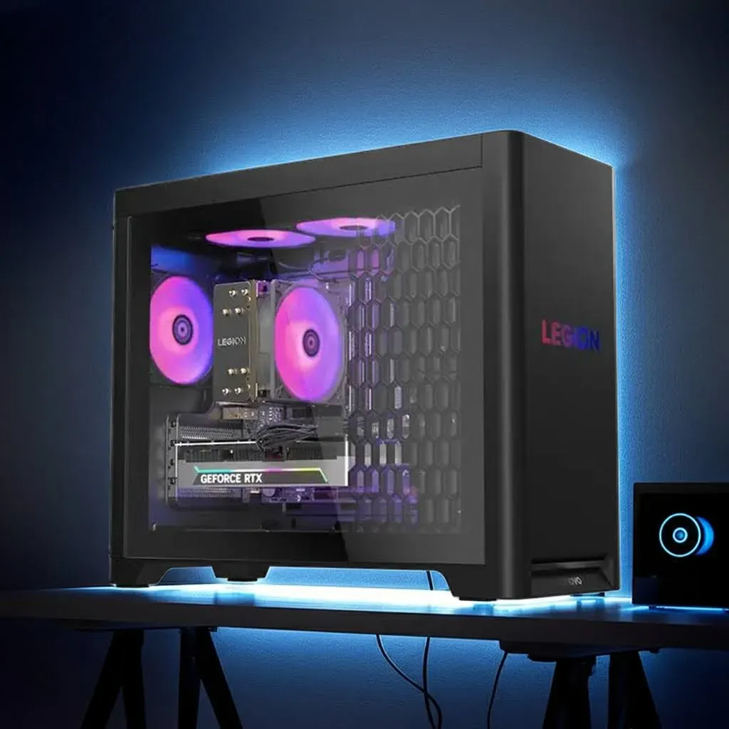 Lenovo Legion Tower 5 Gen 10 AMD AMD Ryzen 5 7600 Prozessor 3,80 GHz bis zu 5,10 GHz, Windows 11 Home 64, 1 TB SSD M.2 2280 PCIe 4.0 TLC