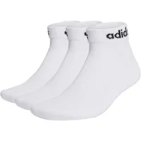 adidas Linear Cushioned Ankle Socken 3 Paar Weiß-40/42