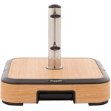 Doppler Alu Wood Trolley Sockel mit Rollen