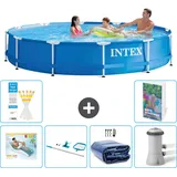 Frame Pool Rund - 366x76 Cm - 7-teilig  S134