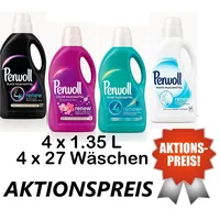 Perwoll 2026 Renew 4er Angebots Set 4x1,35l 27 WL Flüssigwaschmittel