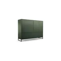 bettso Highboard 160 x 120,5 cm Grün
