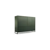 bettso Highboard 160 x 120,5 cm Grün