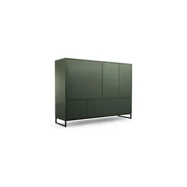 bettso Highboard 160 x 120,5 cm Grün