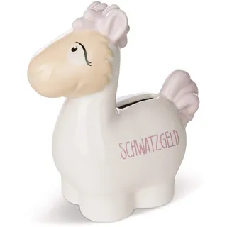 NICI 44308 Spar-Lama SCHWATZGELD Dolomit, 16x7,5x15cm, pink