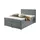deinbett Boxspringbett ¦ grau ¦ Maße (cm): B: 120 H: 105