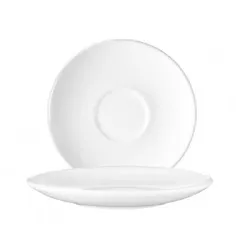 Arcoroc 24x Kaffeeuntertasse 14 cm Form Restaurant uni weiß