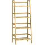 CASARIA Standregal Bambus 4 Etagen