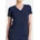 Damen Schlafshirt Kurzarm Modal mit Knopfleiste-Mix blau_175476 34 34