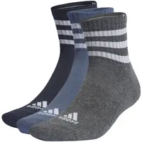 adidas 3-Streifen Cushioned Sportswear Low-Cut Socken 3 Paar Legend Ink / Preloved Ink / Dark Grey Heather 46-48