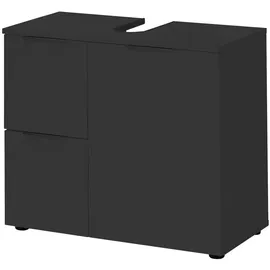 Waschbeckenunterschrank Porto schwarz B/H/T: ca. 70x60x35 cm - Schwarz