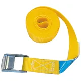 Kerbl Klemmschlossgurt – Gelb 3 m (Maße 25 mm x 3 m, Zugkraft 400 kg) 3760