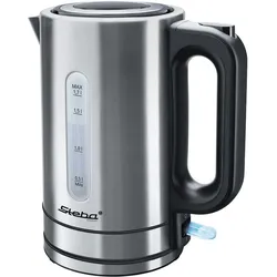 WK20 1,7 l Wasserkocher 2200 W (Schwarz, Edelstahl)