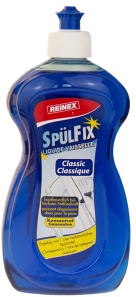 Reinex Spülfix Konzentrat Handspülmittel, 500 ml – Flasche mit höchster Fettlösekraft, Classic