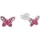 Prinzessin Lillifee Ohrstecker Lillifee Schmetterling Silber 2034006 pink