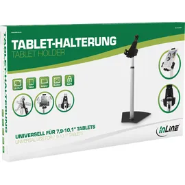 InLine Tablet-Halterung für 7,9-10,1" Tablets Aluminium Schwarz