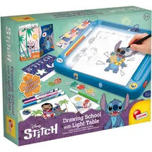Lisciani - DISNEY STITCH - Projektions-Zeichenschule Für Kinder Ab 5 Jahren - Zeichnen lernen mit Stitch auf einem A4-Leuchttisch - Inklusive Schablonen, Sticker, Duftfilz und mehr
