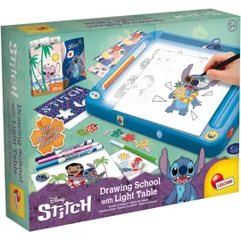 Lisciani - DISNEY STITCH - Projektions-Zeichenschule Für Kinder Ab 5 Jahren - Zeichnen lernen mit Stitch auf einem A4-Leuchttisch - Inklusive Schablonen, Sticker, Duftfilz und mehr