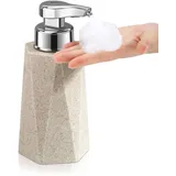 Phneems Seifenspender Automatisch Elektrische Seifenspender Sensor Mit Sensor Seifenspender Automatischer Schaum Soap Dispenser Automatic No Touch Schaumspender FüR Bad,KüChe,BüRo Gelb Sand