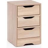 Wohnling Nachttisch sonoma-eiche 31,0 x 31,0 x 49,0 cm