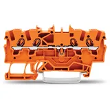 WAGO 2001-1402 Durchgangsklemme 4.20mm Zugfeder Orange