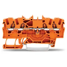 WAGO 2001-1402 Durchgangsklemme 4.20mm Zugfeder Orange