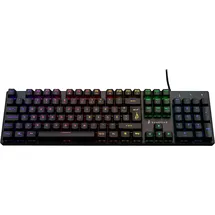 Surefire Kingpin M2 Mech Keyboard (DE, Kabelgebunden, Tastatur Schwarz