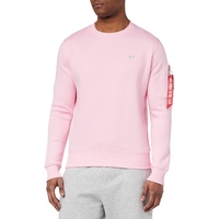 Alpha Industries Unisex EMB Sweater Sweatshirt Unisex Pastel Pink
