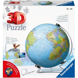 Ravensburger Puzzleball Globus in deutscher Sprache, 540 Puzzleteile, Made in Europe, FSC® - schützt Wald - weltweit bunt
