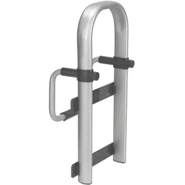 Wenko Secura Premium Badewannen-Einstiegshilfe verstellbar Aluminium silber