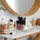 Relaxdays Kosmetik Organizer Badorganizer Transparent/Gold