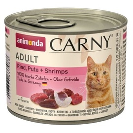 Animonda Carny Adult Rind, Pute & Shrimps 12 x 200 g